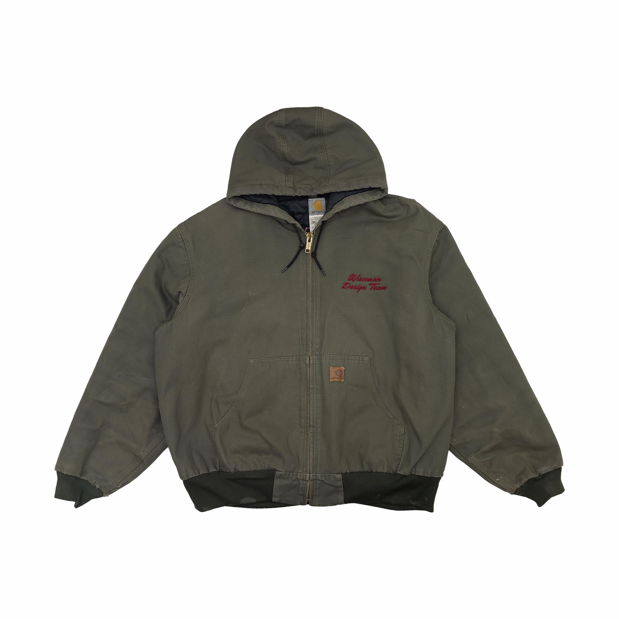 Carhartt Jacket Green x Red 2