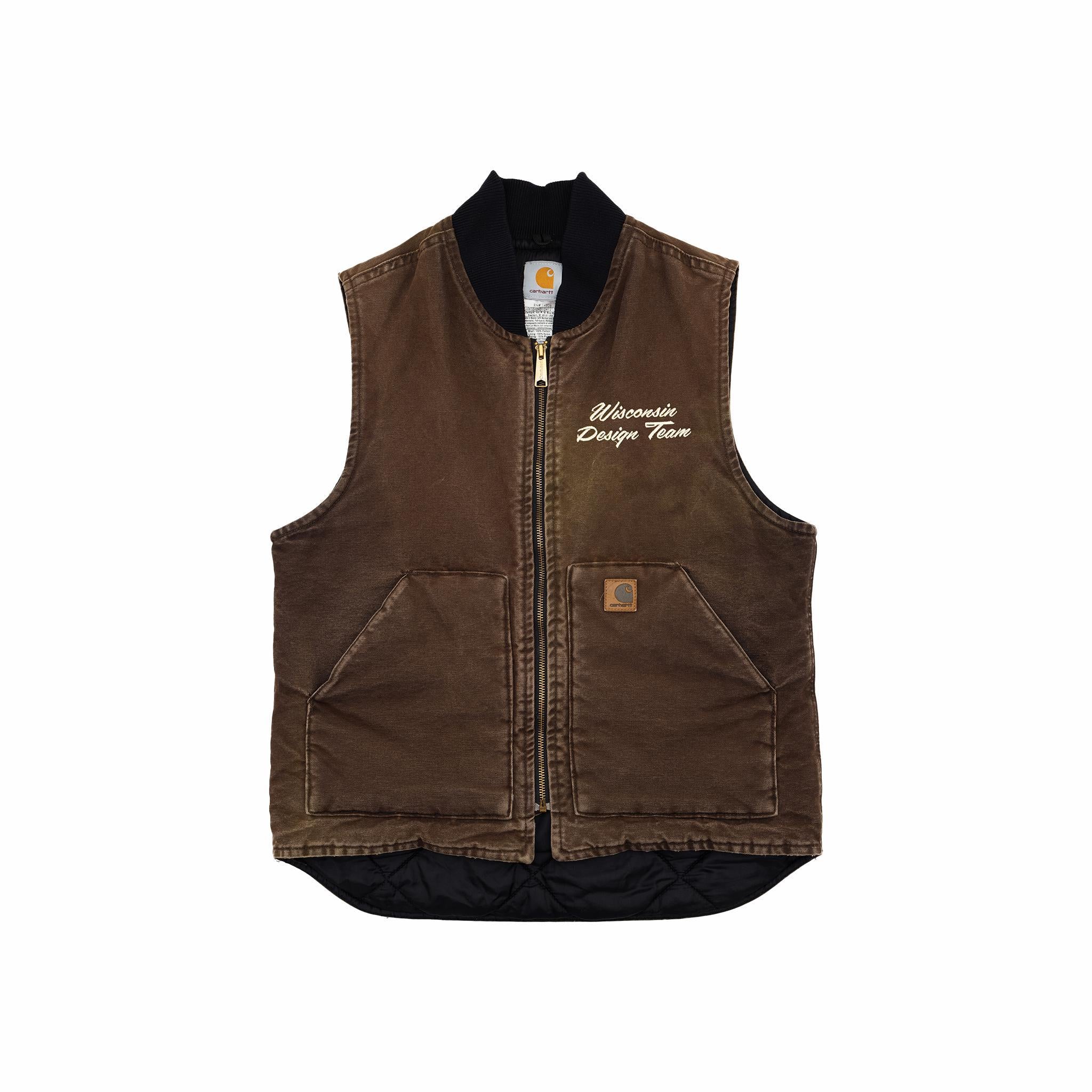 Carhartt Vest Brown x Cream