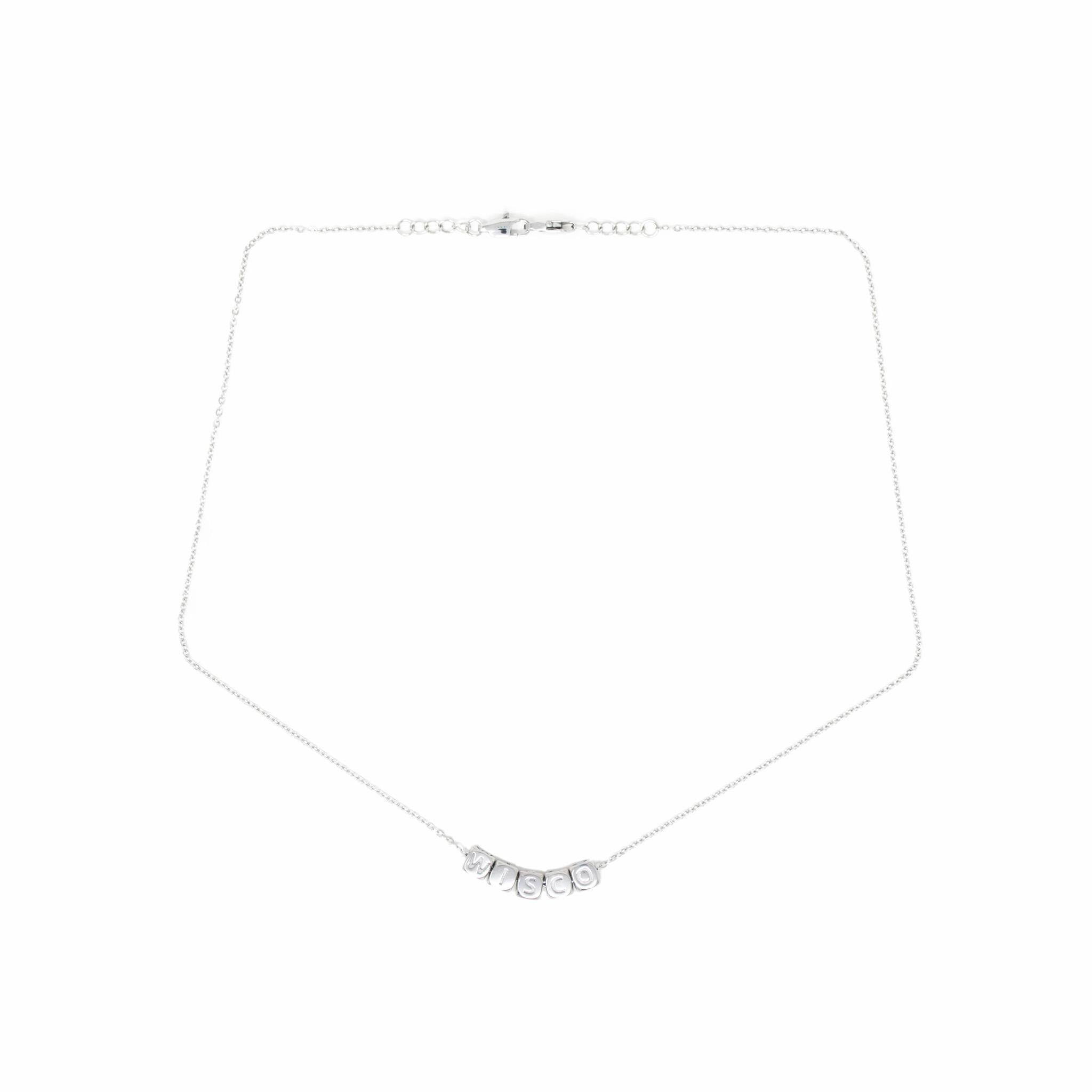 Bead Necklace Silver