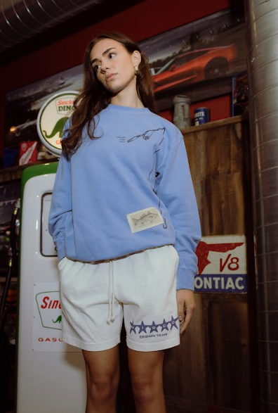 Fishing Pole Crewneck
