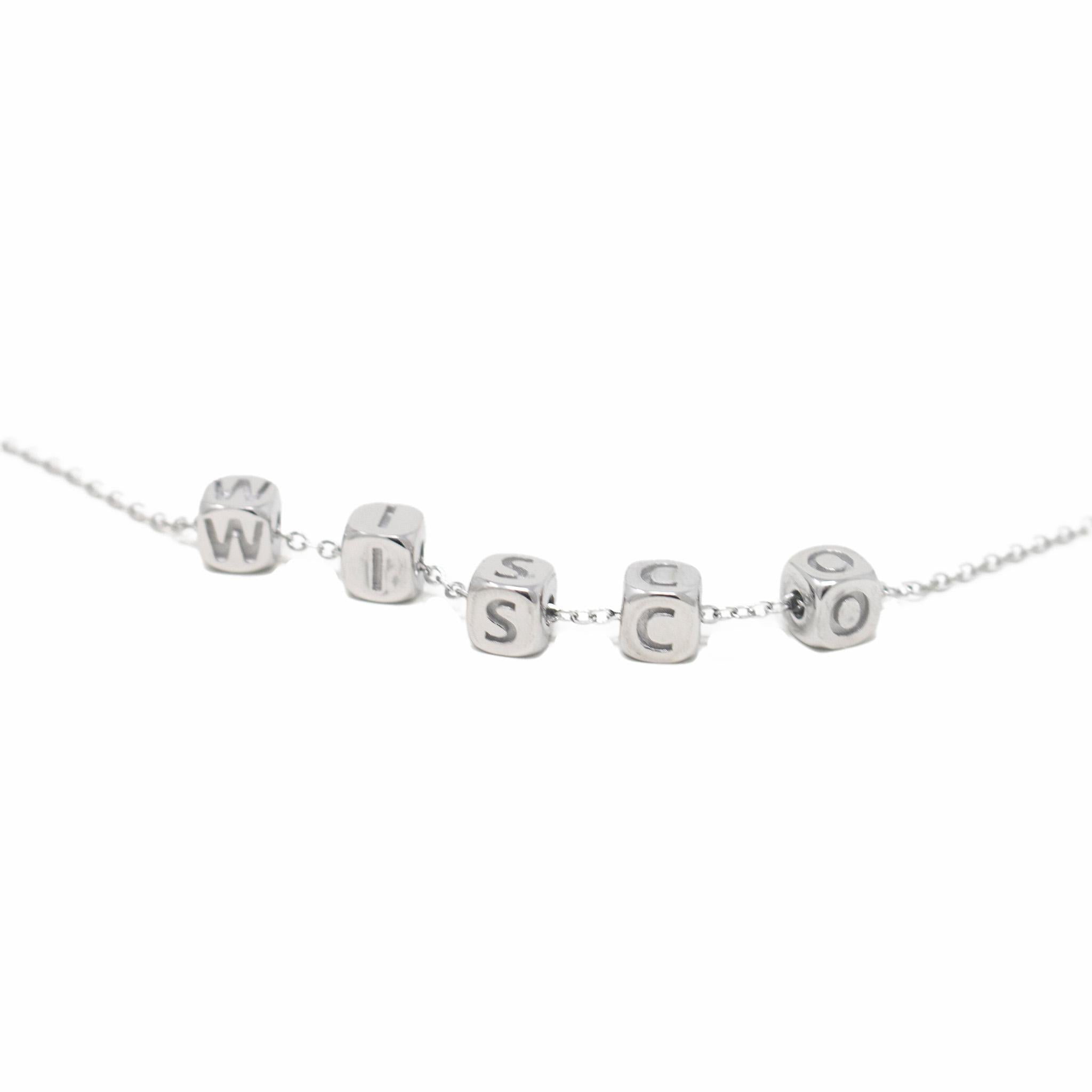 Bead Necklace Silver
