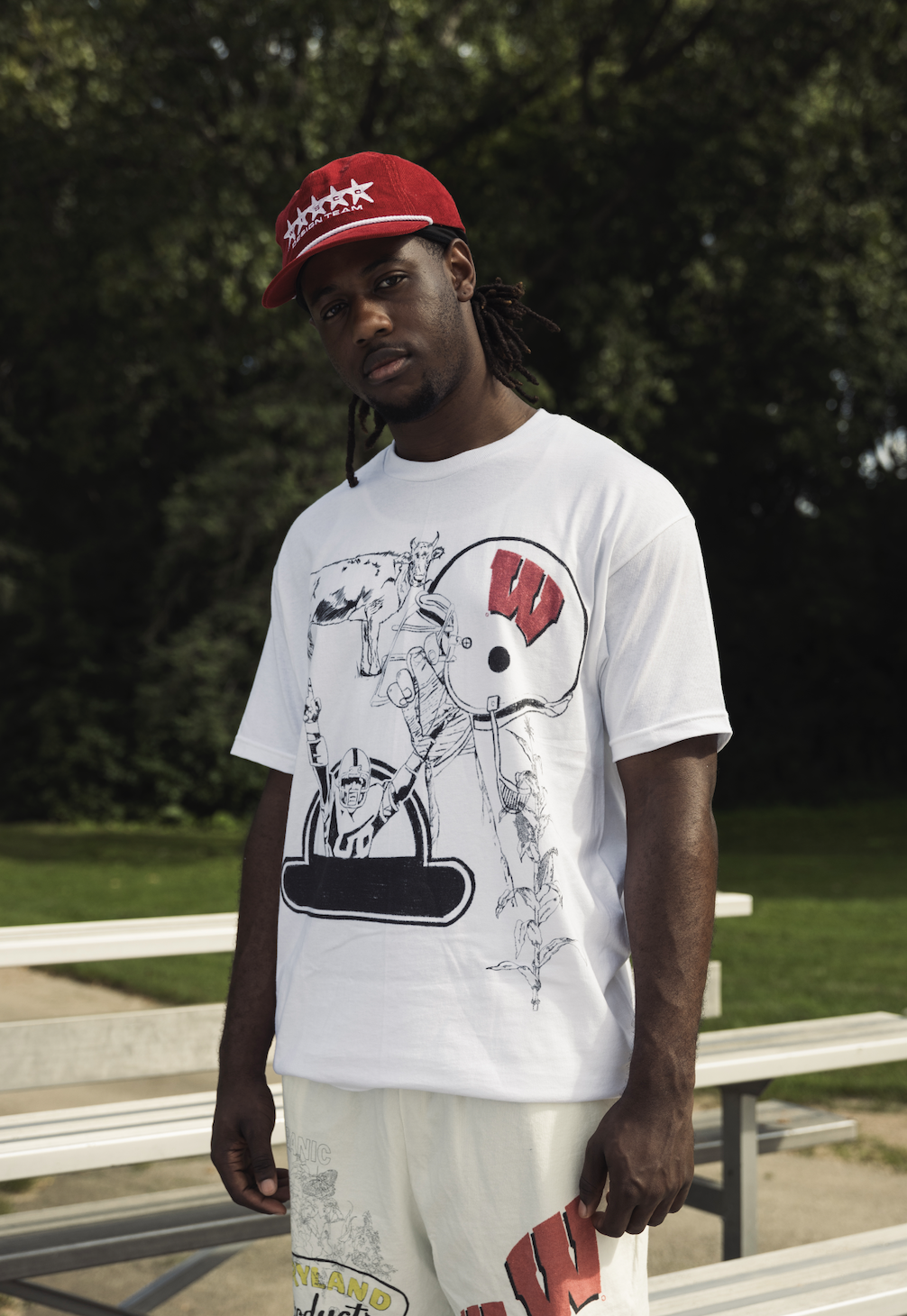 Football Collage Tee