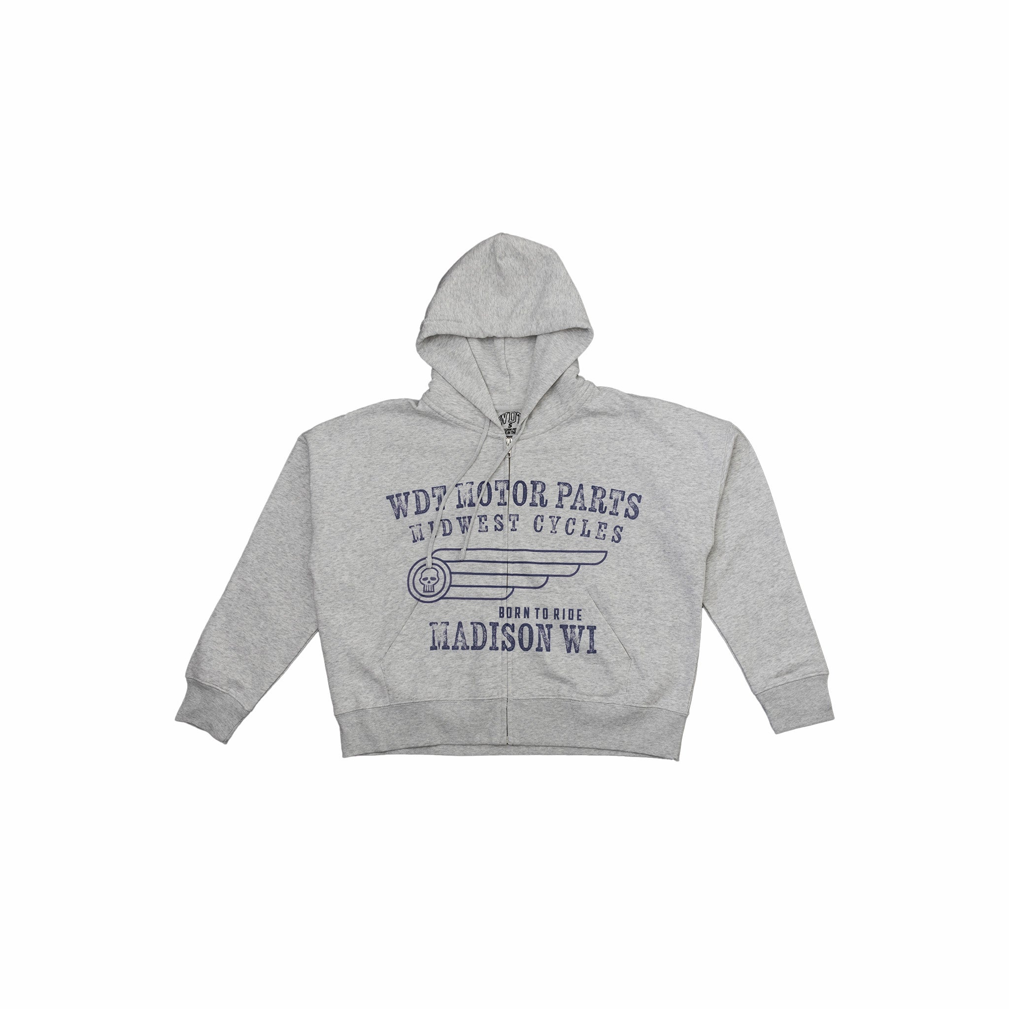 Moto Crop Hoodie